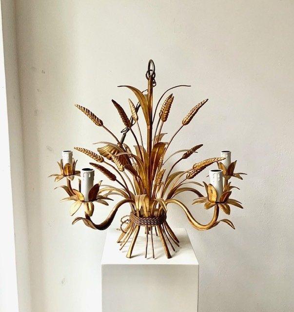 Kroonluchter - Florentijnse graankandelaar - Metaal -, Antiek en Kunst, Antiek | Verlichting