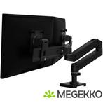 Ergotron LX Pro 27  Series 45-684-292 Dual Monitorarm Zwart, Computers en Software, Verzenden, Nieuw
