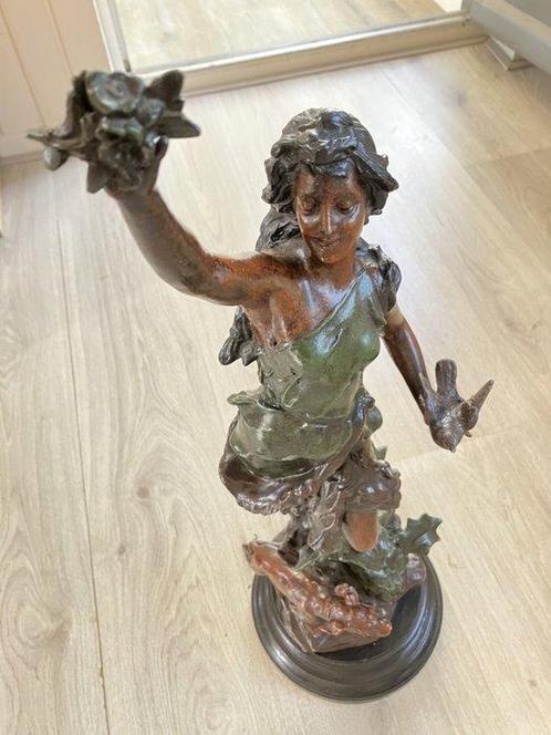 Figurine - Art Nouveau beeld – Louis Auguste Moreau (attr.), Antiek en Kunst, Kunst | Designobjecten