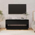 vidaXL Tv-meubel 102x41x44 cm bewerkt hout zwart, Nieuw, Verzenden