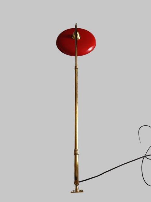 Wandlamp - Aluminium, Messing - Telescooplamp, Antiek en Kunst, Antiek | Verlichting