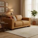 Bank Clear - 2 zits - Kenia Cognac, Antiek en Kunst, Ophalen of Verzenden