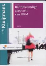 Bedrijfskundige aspecten van HRM - Frits Kluijtmans - 978900, Livres, Économie, Management & Marketing, Verzenden