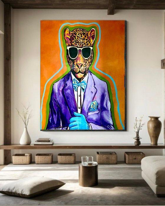 Ewa Machnik 1988 - The Quiet Alpha XXL, Antiquités & Art, Art | Peinture | Moderne