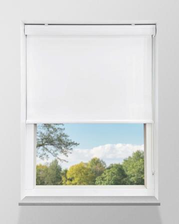 Rolgordijn Cassette Verduisterend Wit 40-240cm breed. beschikbaar voor biedingen