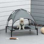 Hondenbed - Luxe Hondenlounge - Verhoogd en overdekt - Grijs, Ophalen of Verzenden, Nieuw, Stof