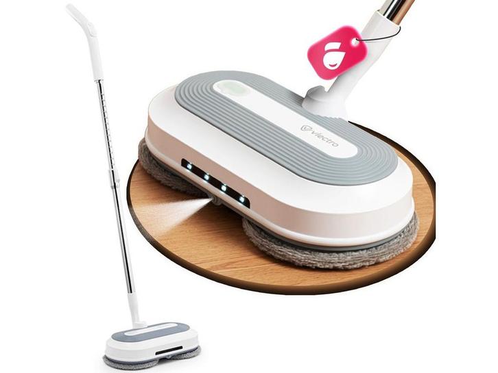 Vlectro Draadloze Elektrische Vloerreiniger - Roterende, Doe-het-zelf en Bouw, Reinigingsmachines, Nieuw, Verzenden