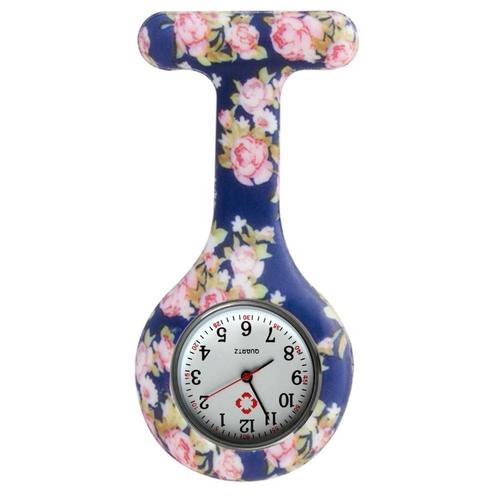 Fako® - Verpleegstershorloge - Siliconen Print - Royal, Handtassen en Accessoires, Horloges | Dames, Verzenden