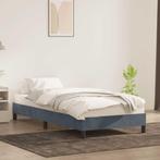 vidaXL Bedframe zonder matras 90x210 cm fluweel donkergrijs, Verzenden, Nieuw
