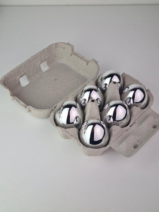 Santicri (XX) - Opera Santicri - Eggs Pop Silver, Antiek en Kunst, Kunst | Designobjecten