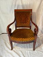 Empire - Fauteuil - Mahonie, Antiek en Kunst