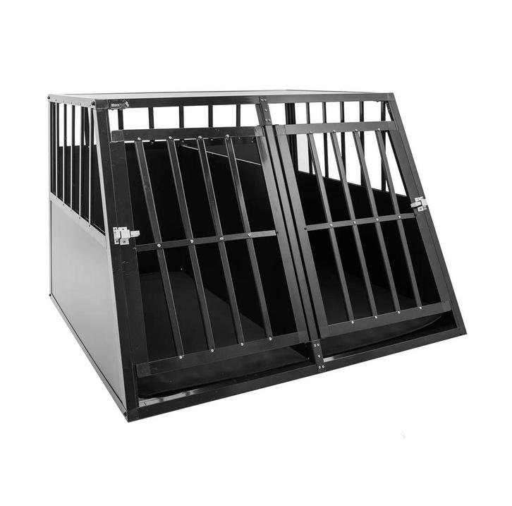 MaxxPet AutoBench 2 deurs - 104x91x70cm (Autobenches, Dier), Dieren en Toebehoren, Hondenbenches, Nieuw, Ophalen of Verzenden