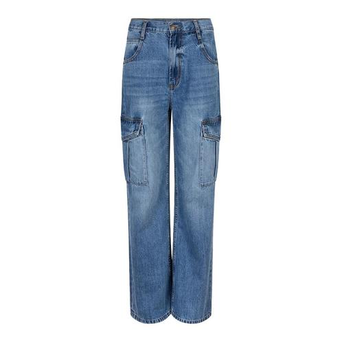 EsQualo • blauwe cargo jeans • 40, Kleding | Dames, Broeken en Pantalons, Verzenden