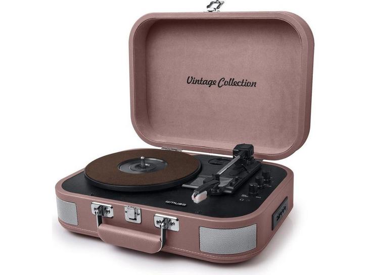 Muse MT-201BTP - Kofferplatenspeler - Bluetooth USB AUX -, Huis en Inrichting, Woonaccessoires | Overige, Nieuw, Verzenden