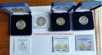 België. 2 Euro / 10 Euro 2004/2024 (4 monnaies) Proof, Postzegels en Munten