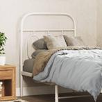 vidaXL Hoofdbord 75 cm metaal wit, Huis en Inrichting, Slaapkamer | Bedden, Verzenden, Nieuw