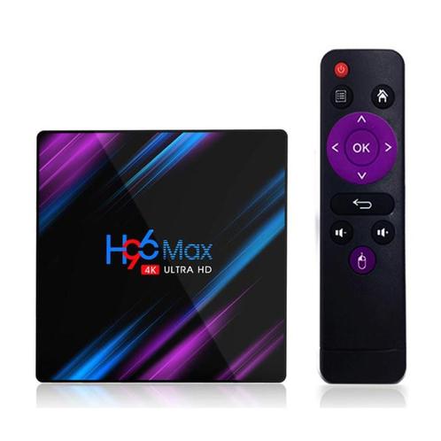 H96 Max 4K TV Box Mediaspeler Android Kodi - 4GB RAM - 64GB, TV, Hi-fi & Vidéo, Accessoires de télévision, Envoi