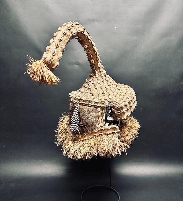 Dansmasker - Kuba-volk - Congo - Kuba helm masker (Zonder, Antiek en Kunst, Kunst | Niet-Westerse kunst
