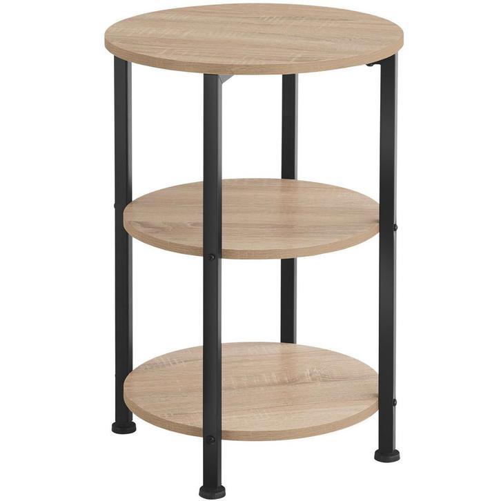 tectake Bijzettafel Colchester 40x61cm - Industrieel licht h, Huis en Inrichting, Tafels | Bijzettafels, Verzenden