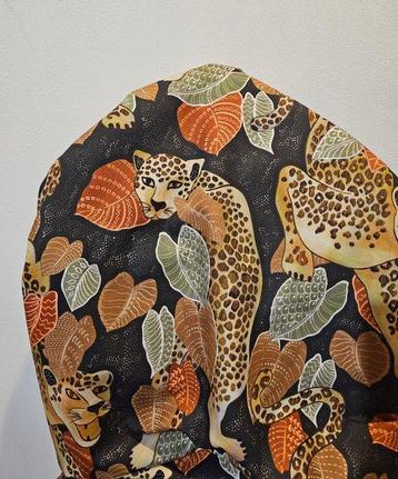 Luxe eclectisch weefsel met Leopardi - Oosters ontwerp -, Antiek en Kunst