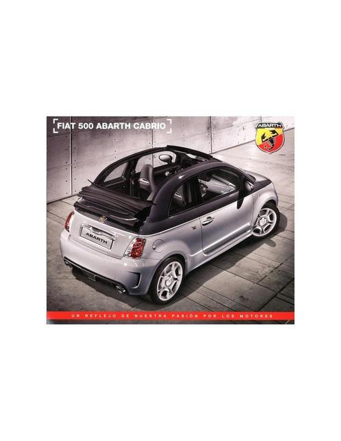 2013 FIAT 500 ABARTH CABRIO LEAFLET SPAANS, Livres, Autos | Brochures & Magazines