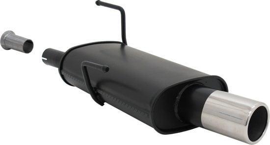 Sportieve RVS Uitlaat voor Peugeot 206 - Diep Geluid Gara..., Auto-onderdelen, Uitlaatsystemen, Nieuw, Ophalen of Verzenden