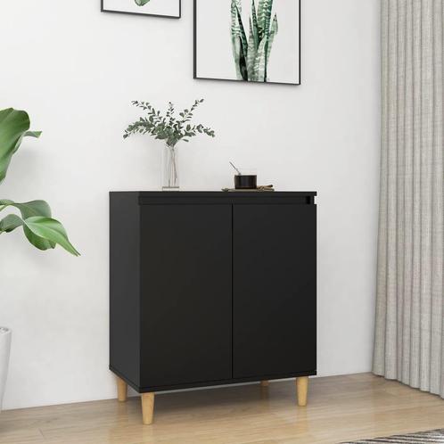 vidaXL Dressoir met massief houten poten 60x35x70 cm, Huis en Inrichting, Kasten | Dressoirs, Nieuw, Verzenden