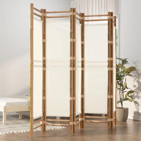 vidaXL Kamerscherm 5-panelen inklapbaar 200 cm bamboe en, Maison & Meubles, Accessoires pour la Maison | Autre, Envoi