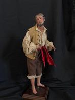 Beeldje - Pastore Napoletano - 40 cm - Hout, Aardewerk