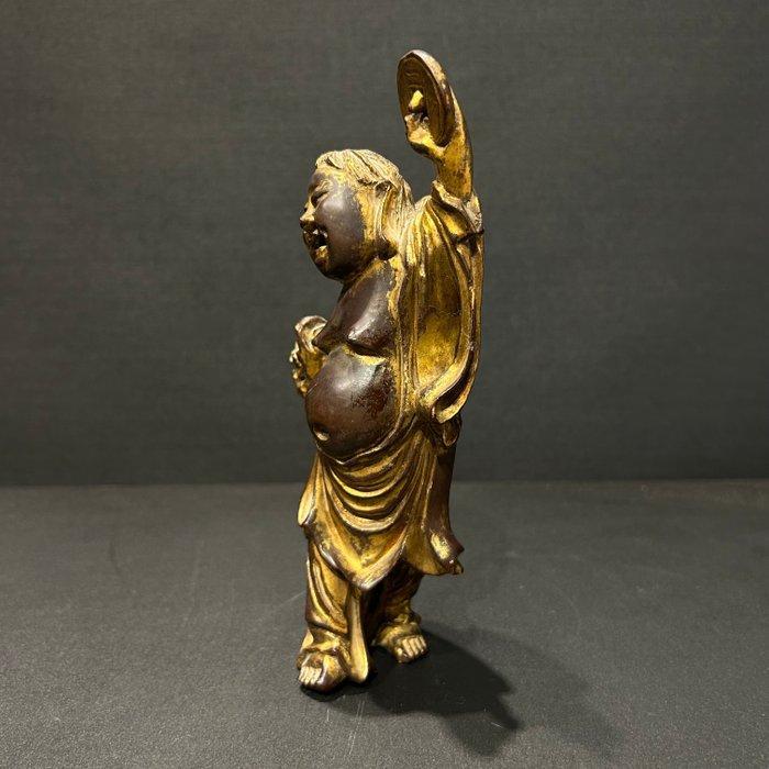 Liu Hai and his three legg frog - Bamboe - China - Ming, Antiek en Kunst, Antiek | Overige Antiek