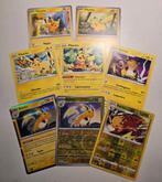 Pokémon - 8 Card - Pikachu, Raichu Foil, Alternate art -