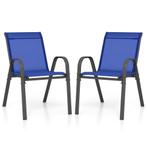 2dekans | Coast Set van 2 Stapelbare Terrasstoelen met, Ophalen of Verzenden