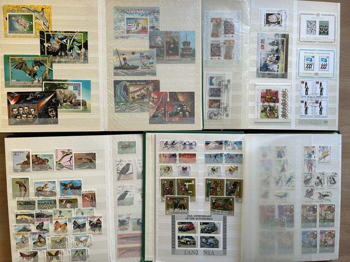 De hele wereld - Grote verzameling postzegels en blokken in, Postzegels en Munten, Postzegels | Amerika