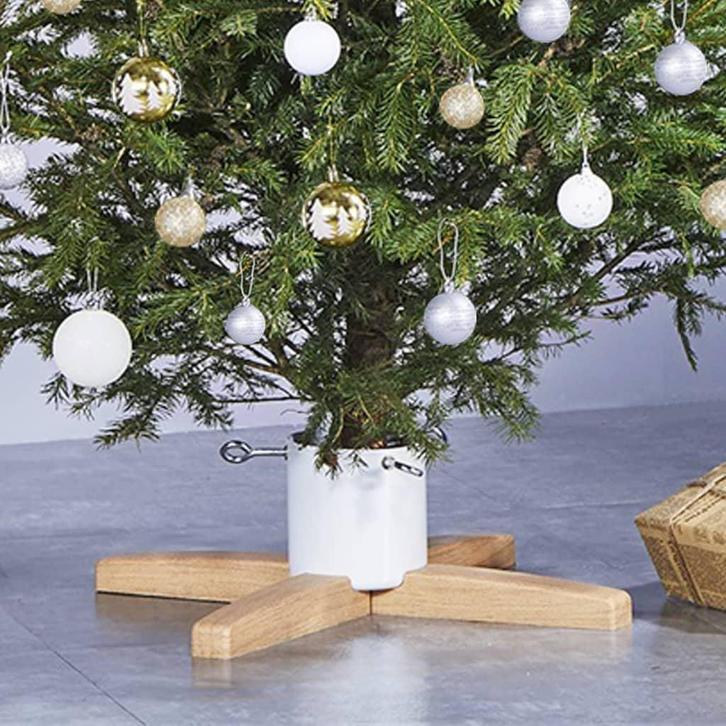 vidaXL Kerstboomstandaard 55x55x15,5 cm, Diversen, Kerst, Nieuw, Verzenden