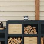 vidaXL Houtverf IJzergrijs 16,5 x 16,5 x 15,9 cm, Doe-het-zelf en Bouw, Verzenden, Nieuw