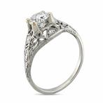 Ring Platina - 1.07ct. tw. Diamant (Natuurlijk), Nieuw