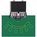TRUUSK Pokerset Pokerkoffer - 400 Chips - 11,5 Gram - 2 Kaar, Verzenden, Nieuw