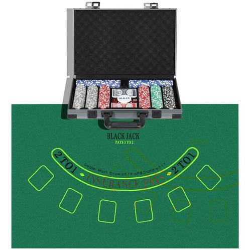 TRUUSK Pokerset Pokerkoffer - 400 Chips - 11,5 Gram - 2 Kaar, Kinderen en Baby's, Speelgoed | Speeltafels, Verzenden