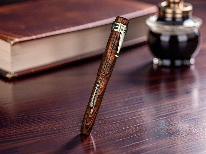 Waterman - Ideal 52V – Red Ripple (Hard Rubber) - Stylo à, Verzamelen, Pennenverzamelingen