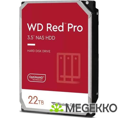 WD HDD 3.5  22TB S-ATA3 WD221KFGX Red Pro, Computers en Software, Harde schijven, Nieuw, Verzenden