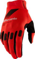 100% handschoenen Ridefit Rood / Zwart Maat M, Verzenden, Nieuw