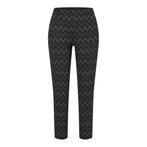 MAC • zwarte pantalon Claris zig zag • 36, Verzenden, Zwart, MAC, Nieuw