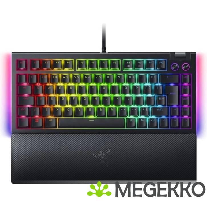 Razer BlackWidow V4 75% Zwart - Razer Orange, Informatique & Logiciels, Claviers, Envoi