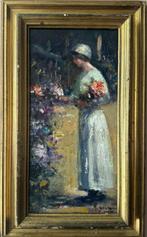 Italiaanse school (XX) - Donna in giardino