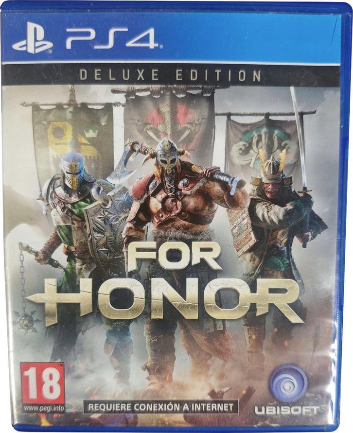 For Honor-Deluxe Edition Spaans (PlayStation 4) Gebruikt, Games en Spelcomputers, Games | Sony PlayStation 4, Ophalen of Verzenden
