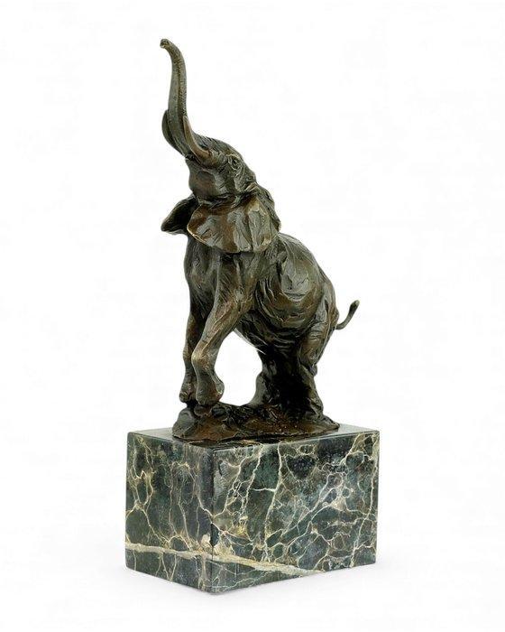Milo (1910-1978) - sculptuur, Trumpeting Elephant - 30 cm -, Antiek en Kunst, Curiosa en Brocante