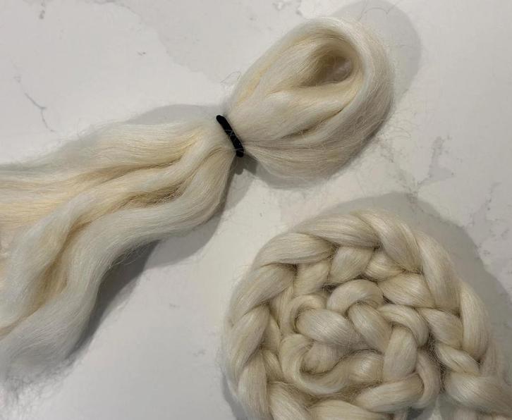 Natuurlijk poppenhaar – zacht, glanzend en levendig, Hobby en Vrije tijd, Knutselen, Overige typen, Nieuw, Verzenden