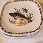 Faïencerie de Longchamp - Tafelservies (11) - Vissendecor en