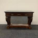 Tweedehands antieke Wandtafel, console tafel met spiegel,, Huis en Inrichting, Gebruikt