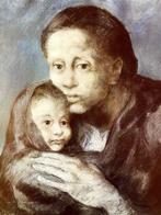 Pablo Picasso (after) - Maternity, mother and child (1901) -